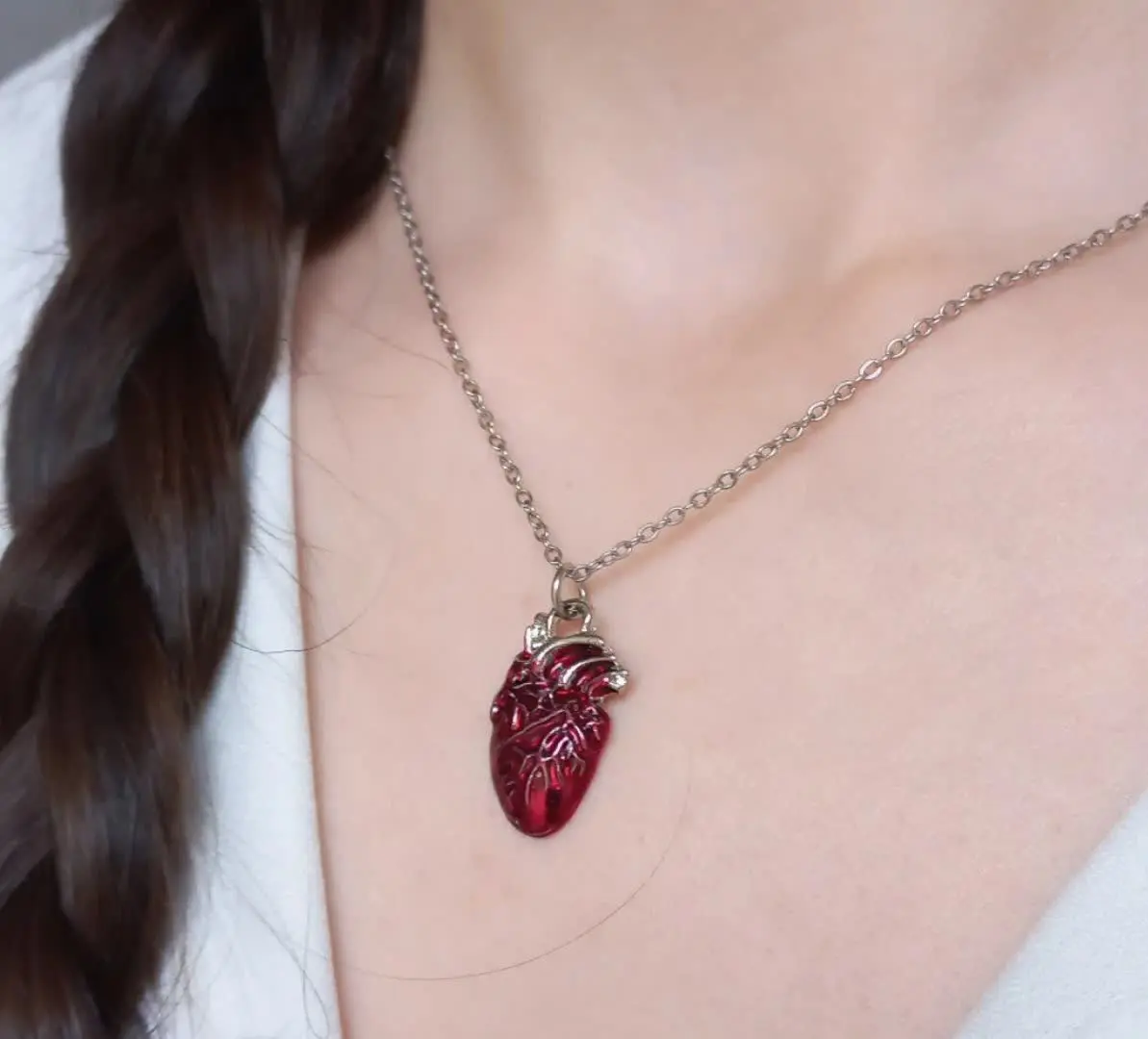 ✨گردنبند قلب اناتومی