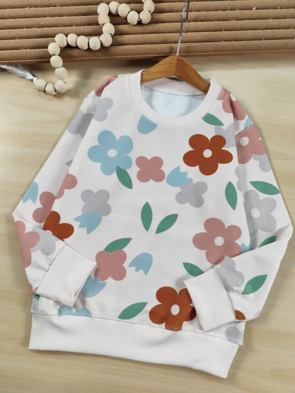 بلوز تک رنگارنگ گل