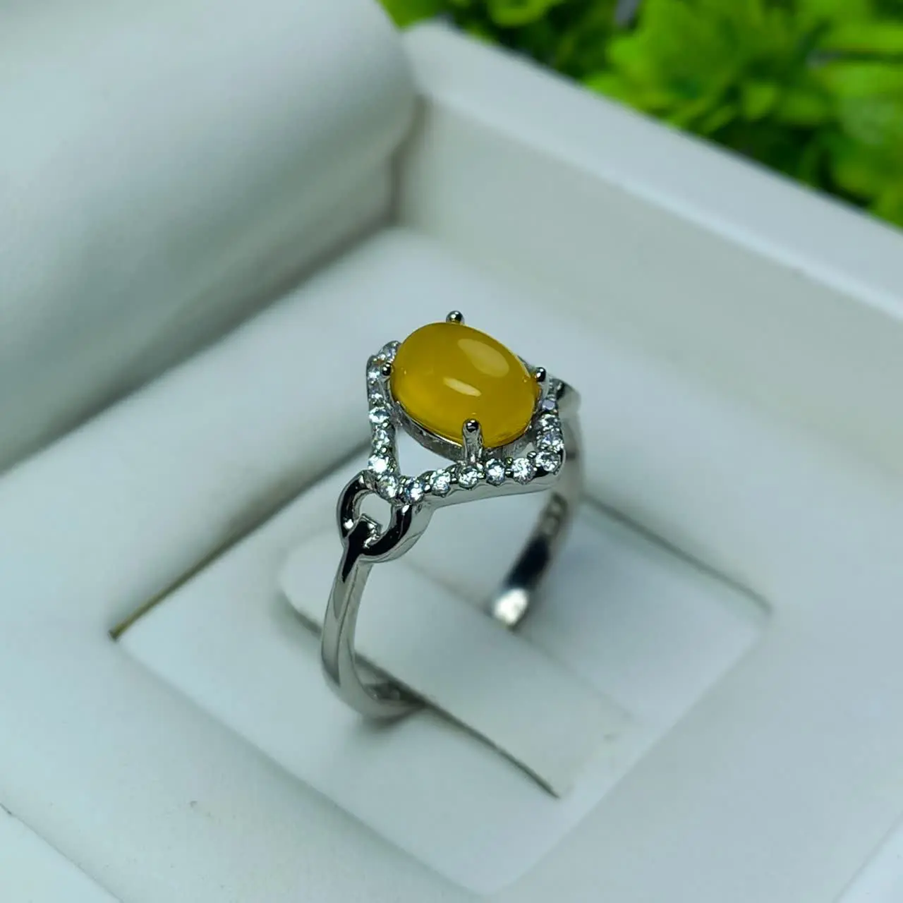 ✅انگشتر زنانه عقیق #زرد_یمن💛
