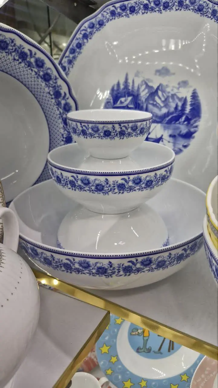 🍽سرویس ۱۳ پارچه چینی زرین