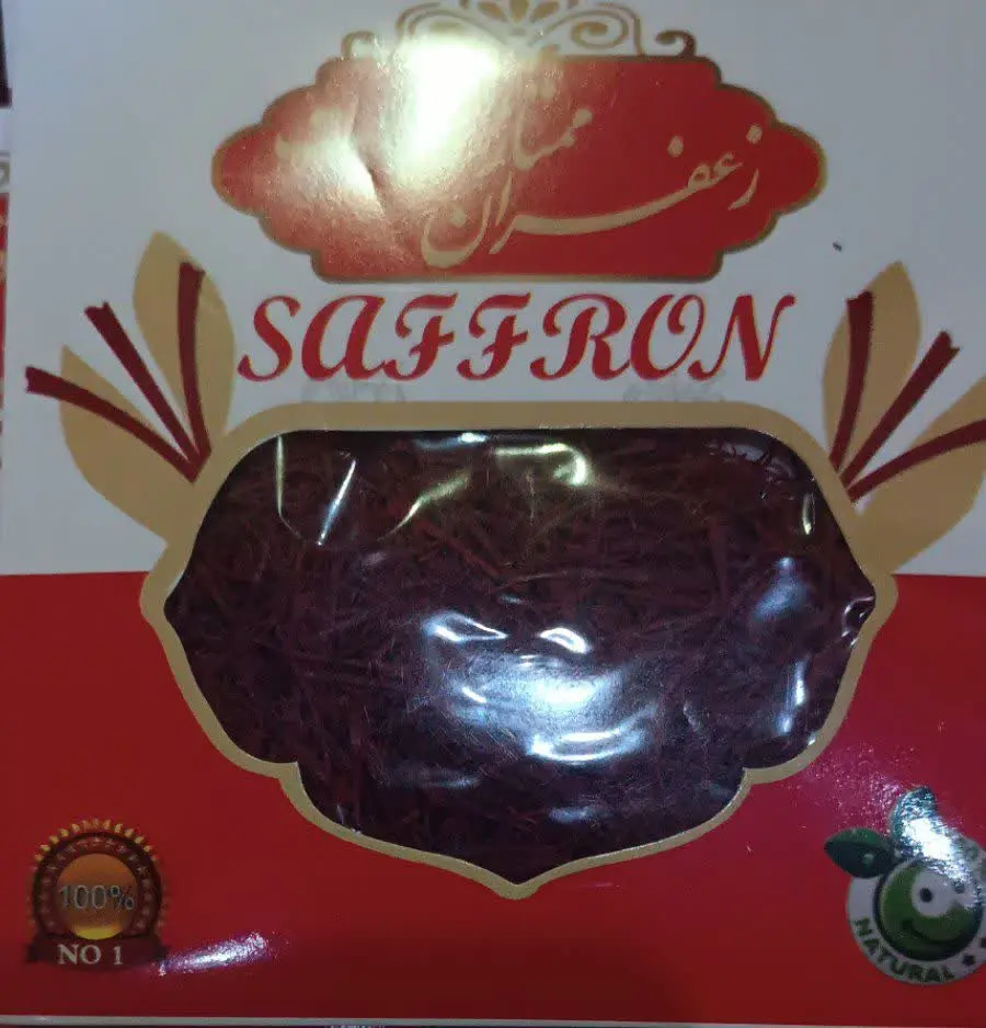زعفران ممتاز بارنگ دهی و عطر عالی 
