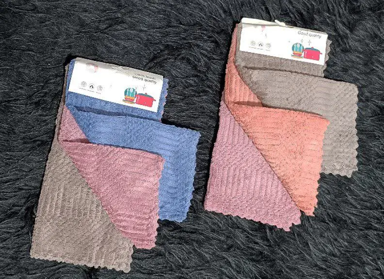 پک دستمال ۳تایی پولیشی
