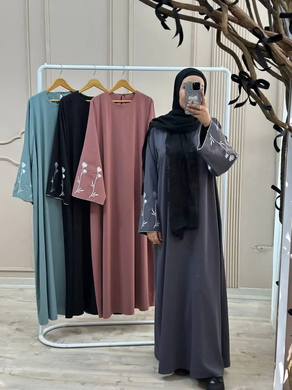 مانتو عبایی گلسا
