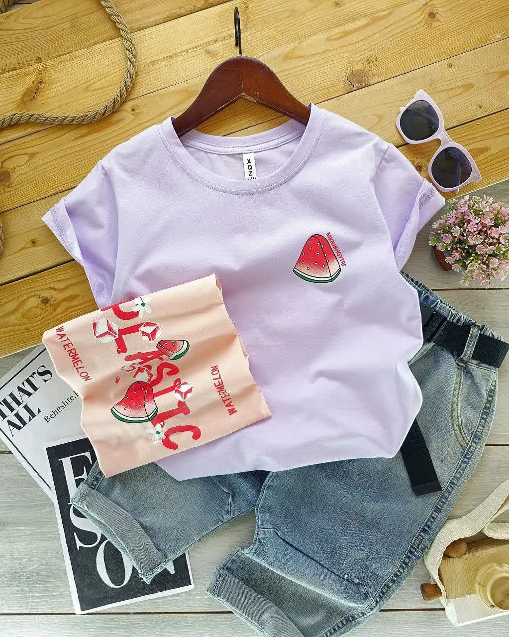 تابستونی‌ترین طرح تیشرت وارداتی😍
