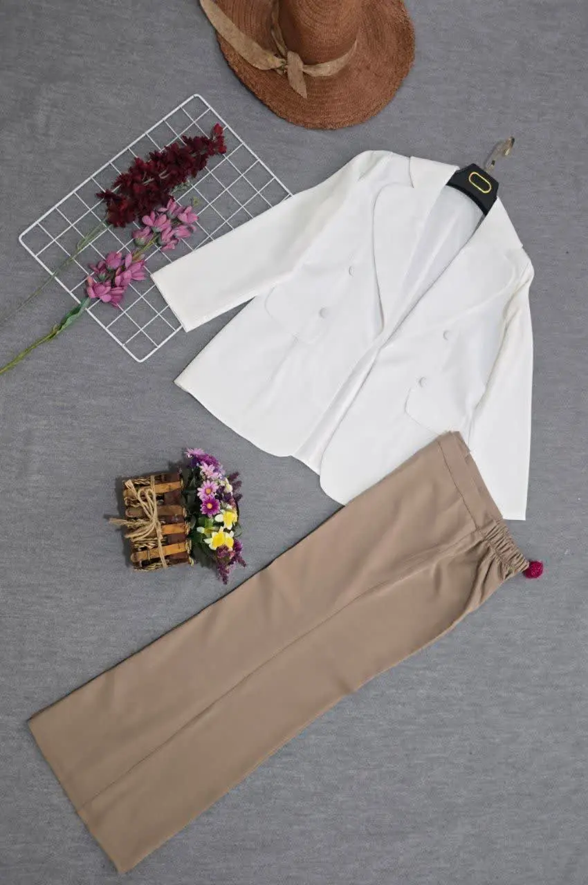 👚نام: ست کت و شلوار راحله💥💫
