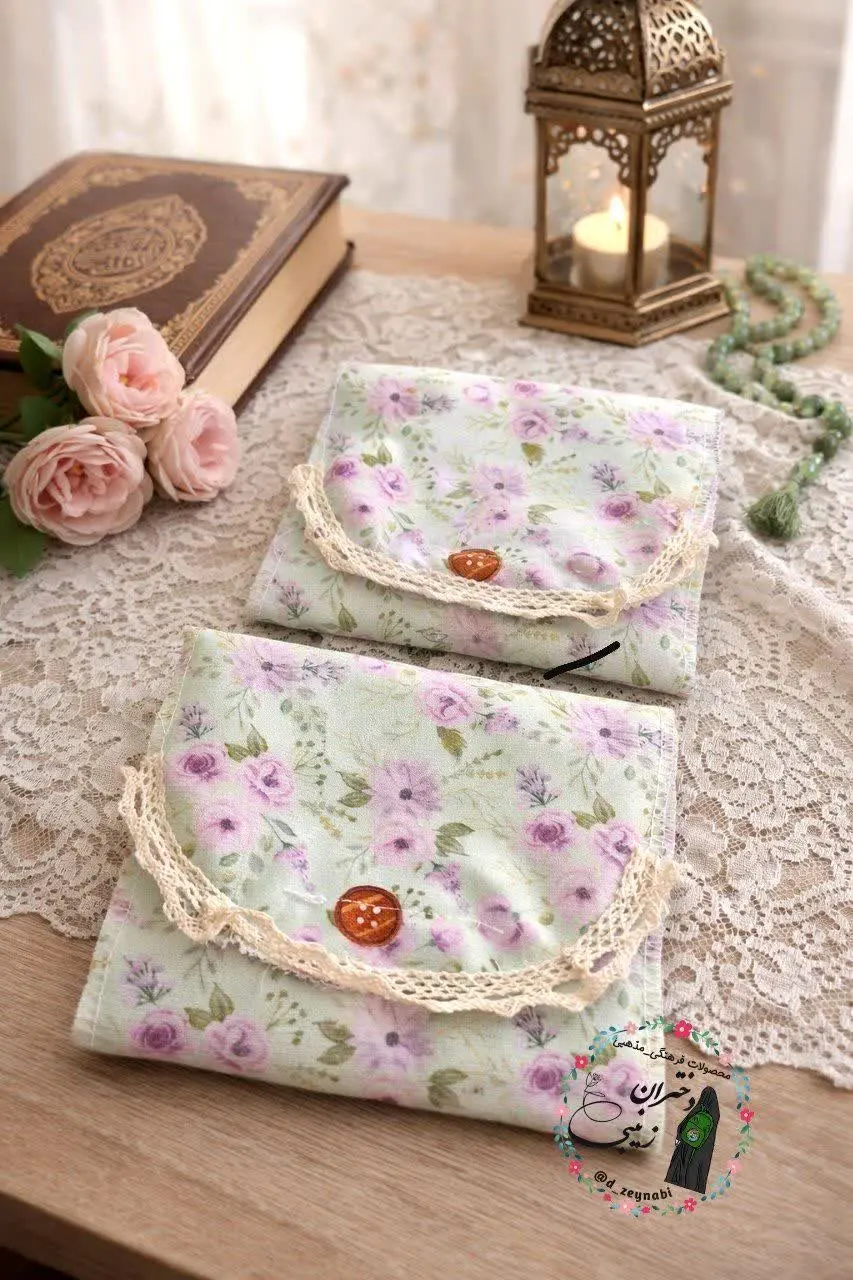 🌼بسته شدن با چسب پارچه ای