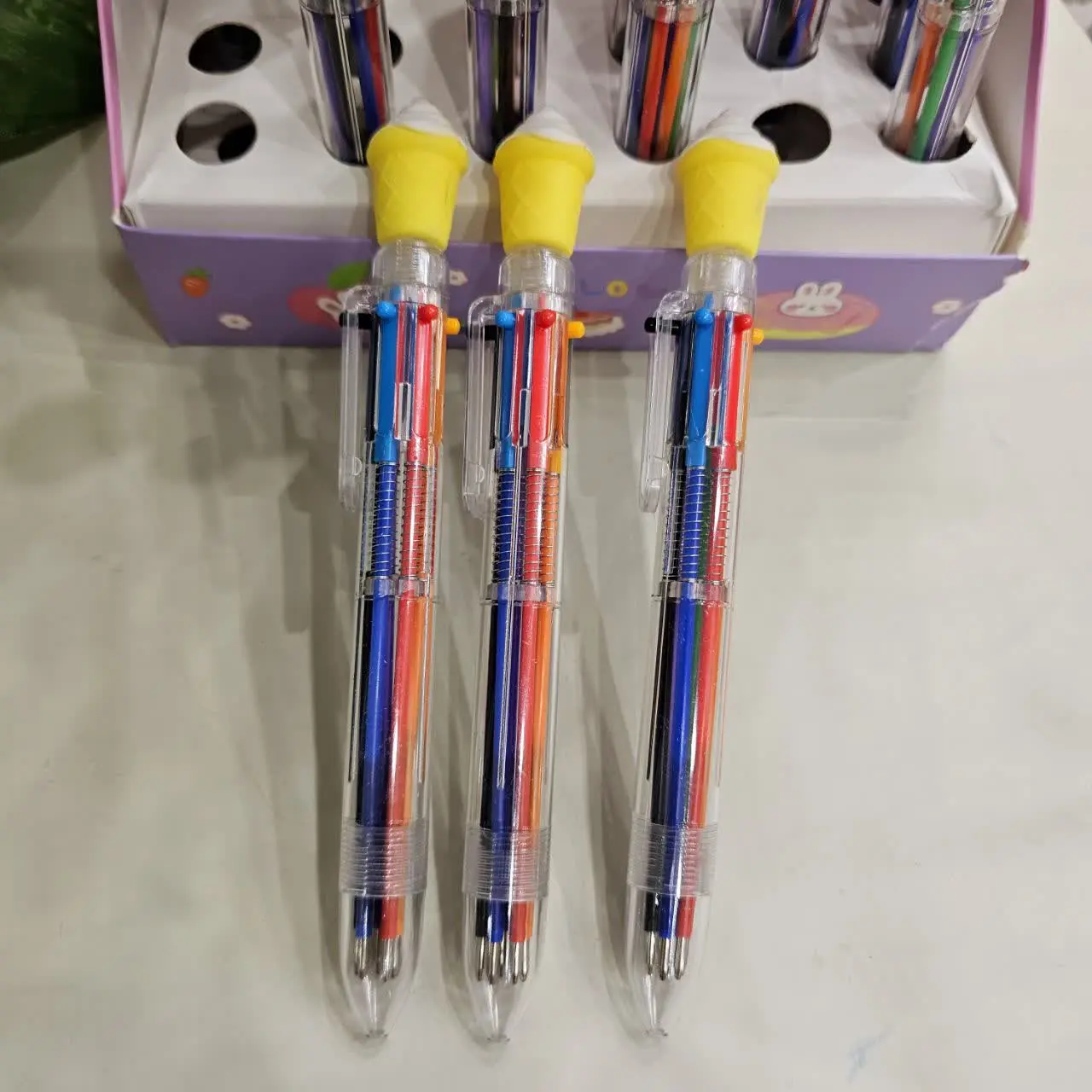 خودکار چند رنگ دخترانه و پسرانه 
