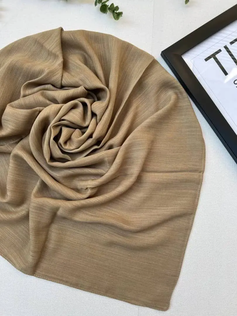 🌸روسری نخی وال ساده