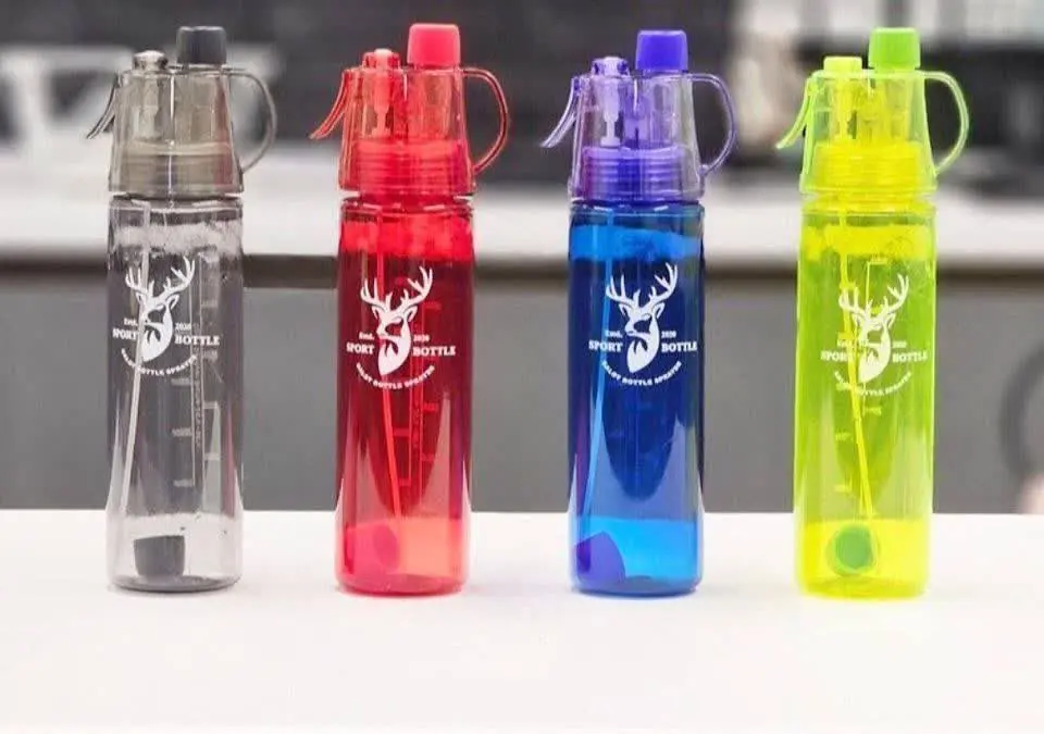 📌 قمقمه اسپری دار شفاف