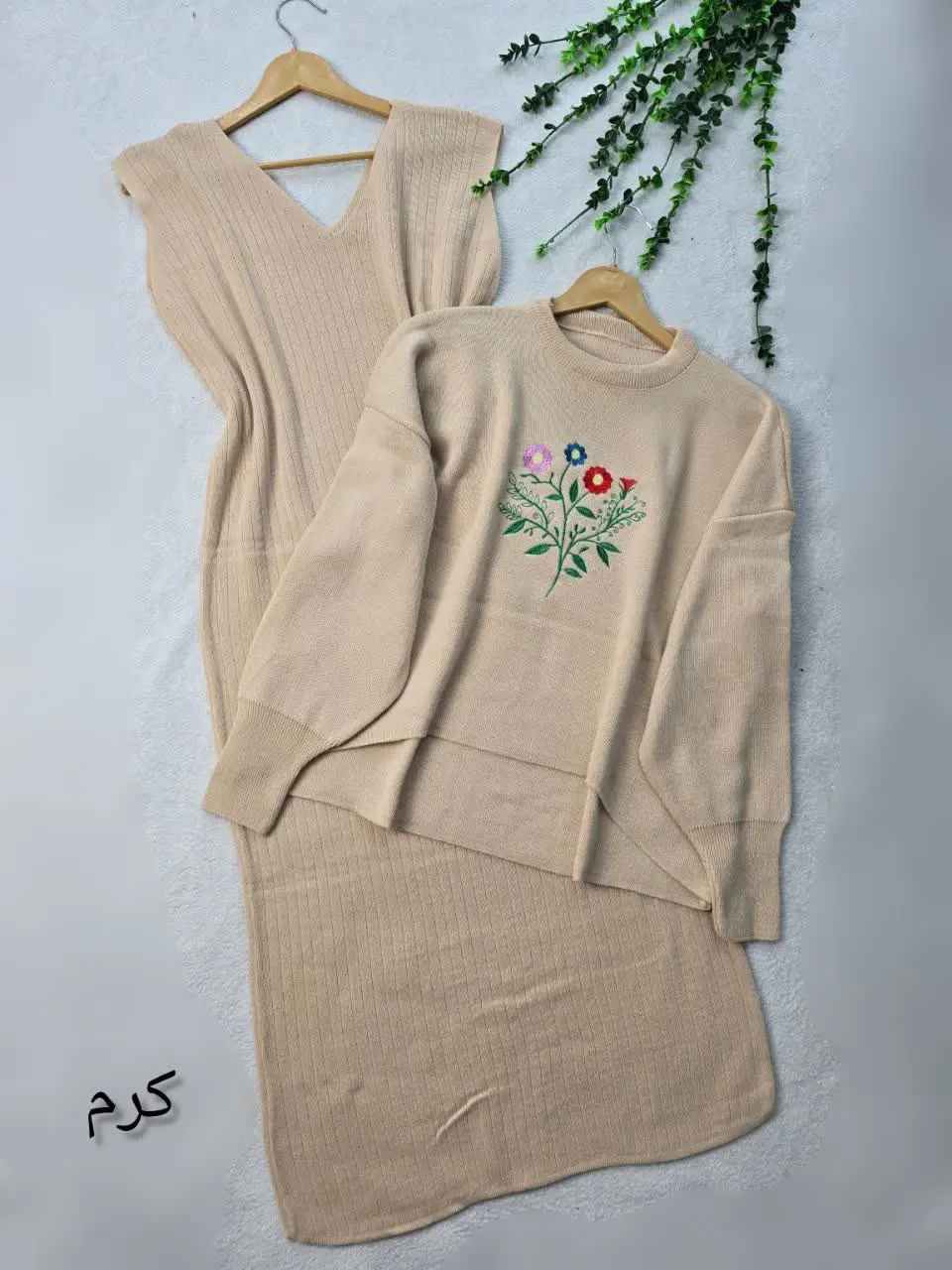 🍁 نام: ست سارافون رویه گلی