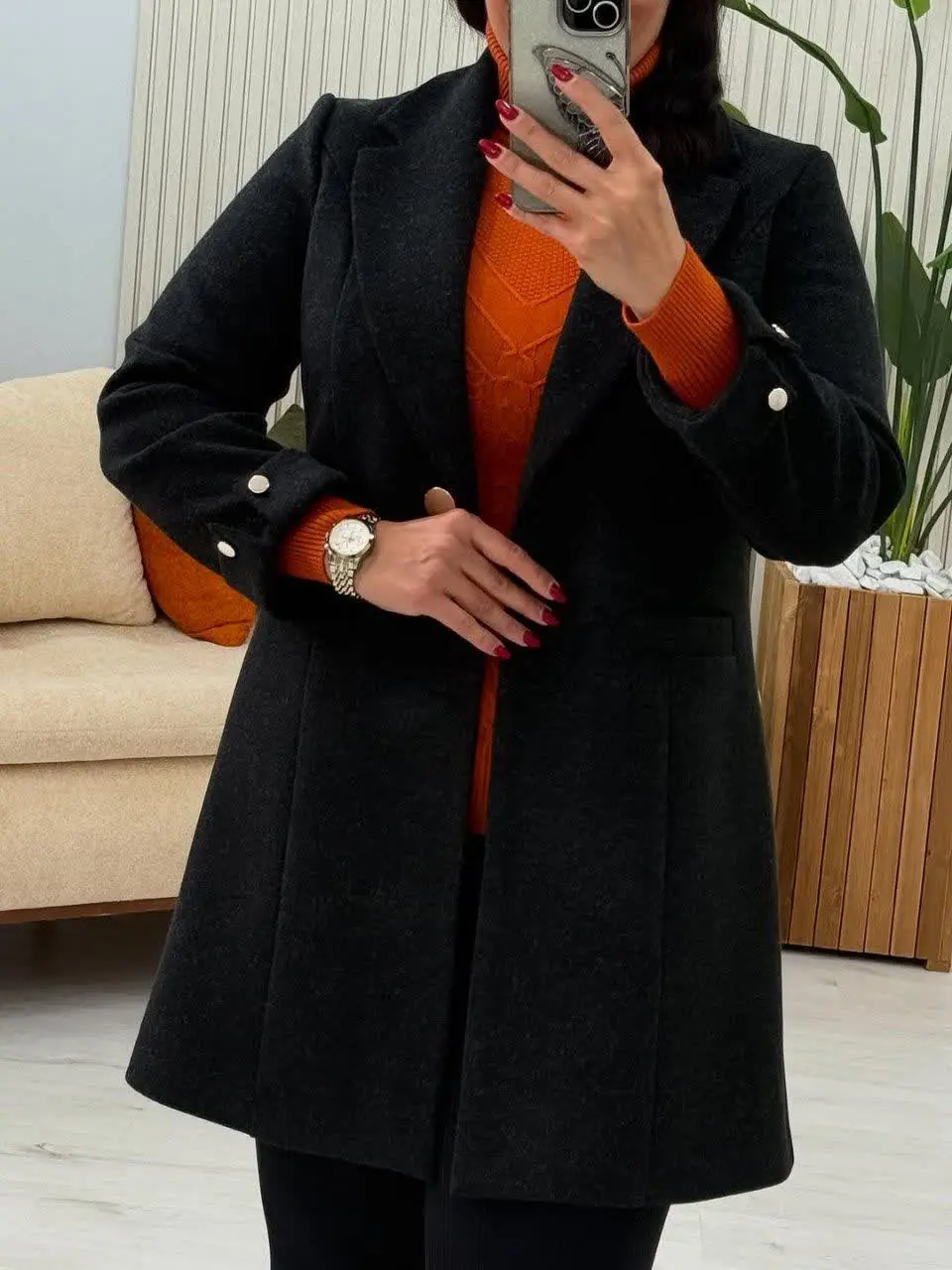 🍂نام: مانتو فوتر نقره