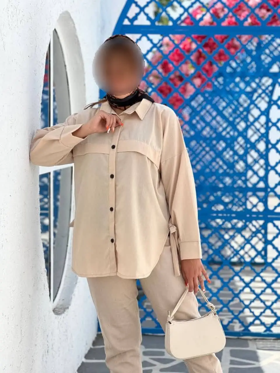 🌸 نام: شومیز بغل بند
