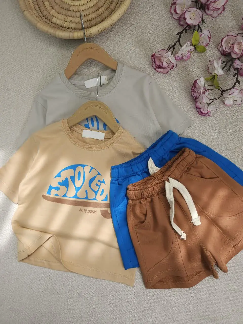 تیشرت شورتک پسرانه اسکیت
