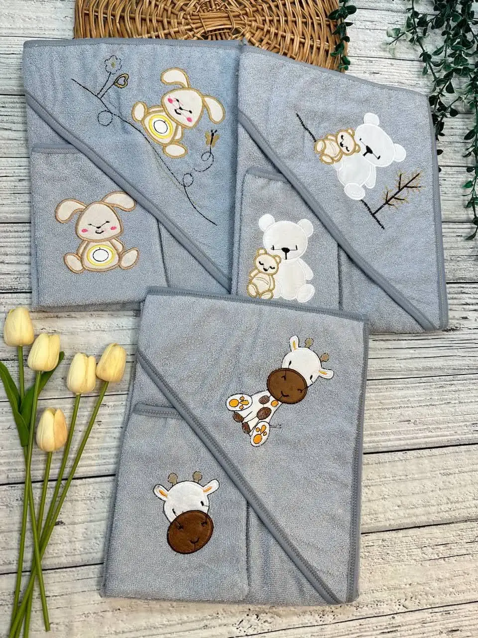 حوله دو تکه ملوسک رنگی نوزادی و کودک کد ۳۳۵۰۰۵ 
