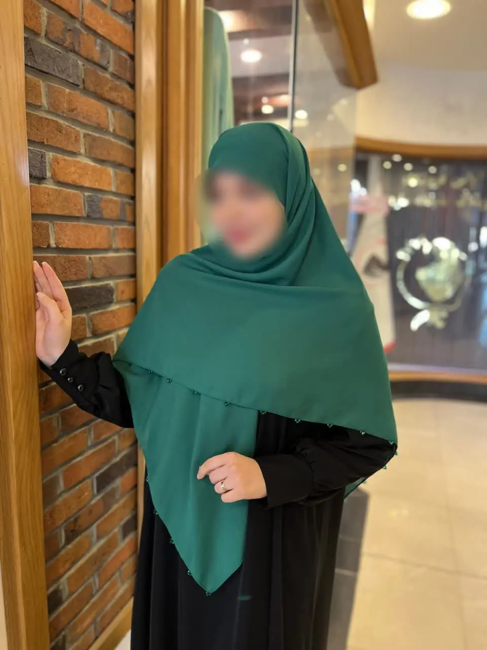 روسری تکرنگ کریستالدوزی 🥰😍