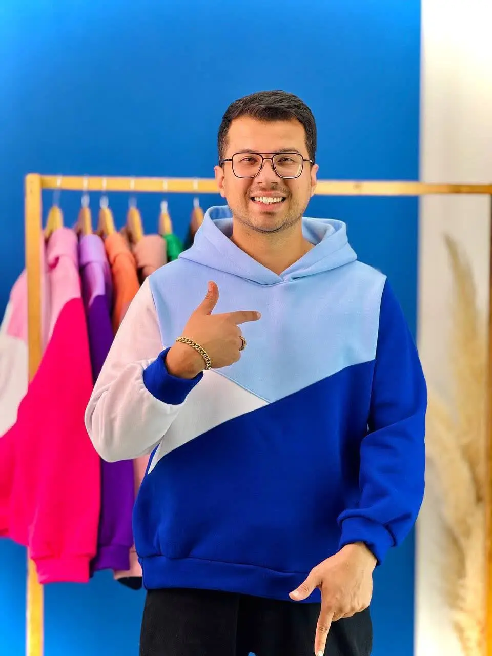 👚 نام: هودی سه تیکه رنگی رنگی