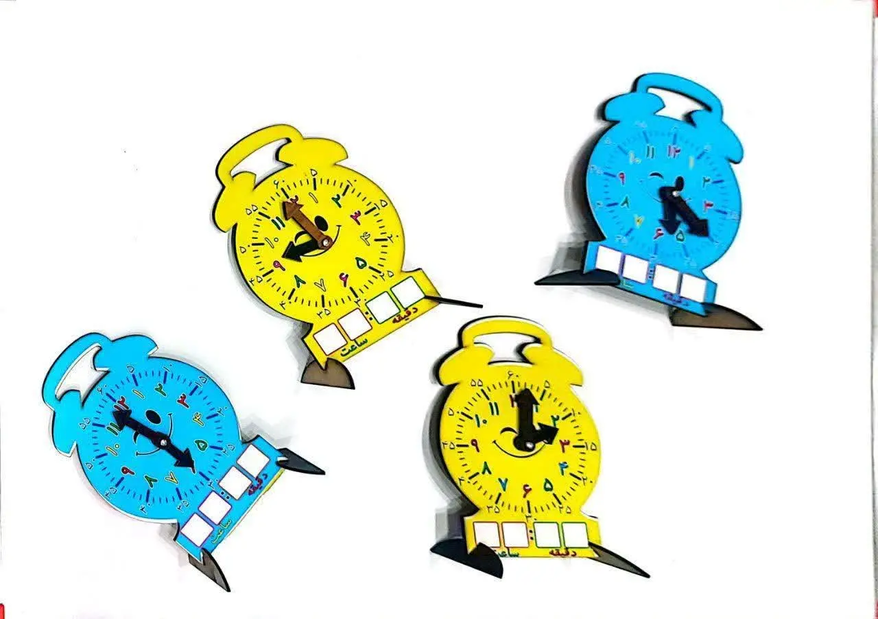 📉 ساعت چوبی وایتبردی کوچک