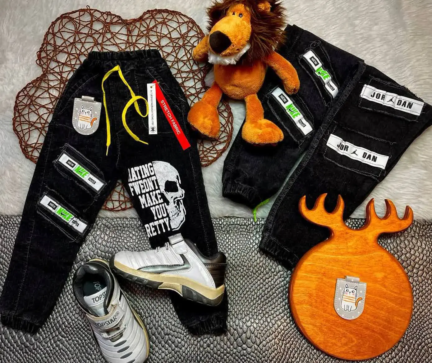 🧶شلوار مجلسی 😍 پسرانه تیکه دوزی
