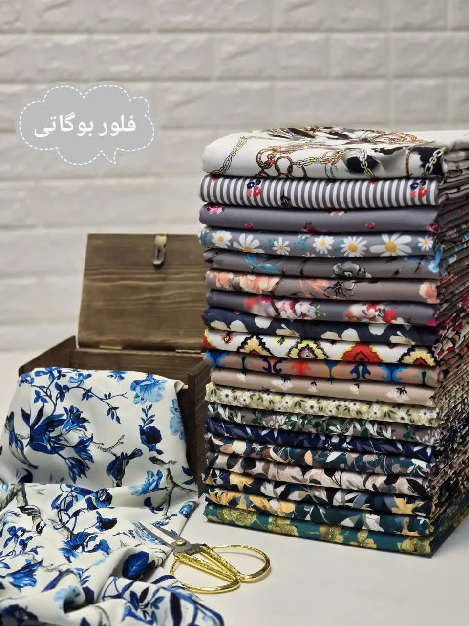 ⭕️نوع جنس: کرپ فلور بوگاتی _
