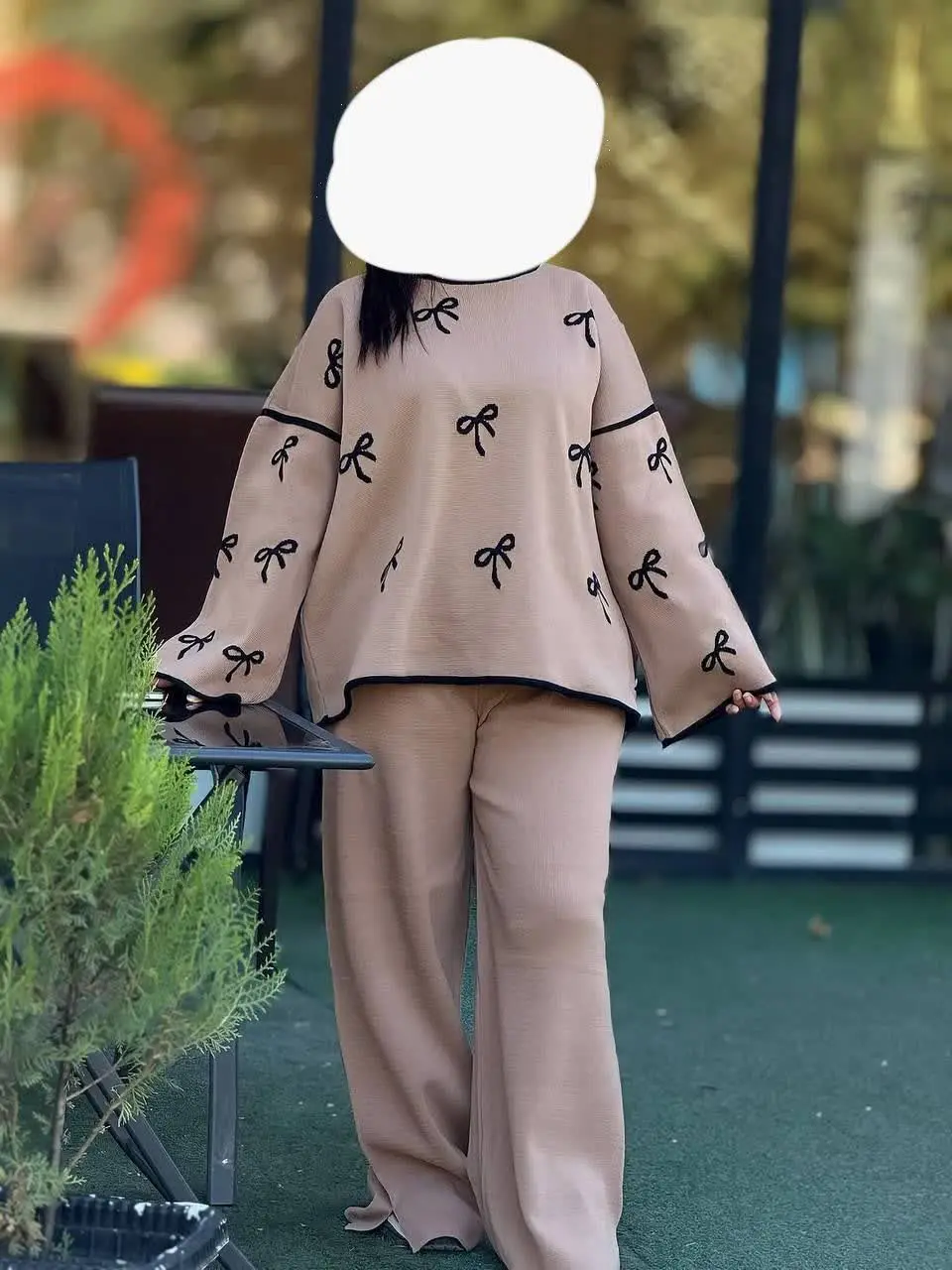 👚 نام: ست بافت پاپیونی