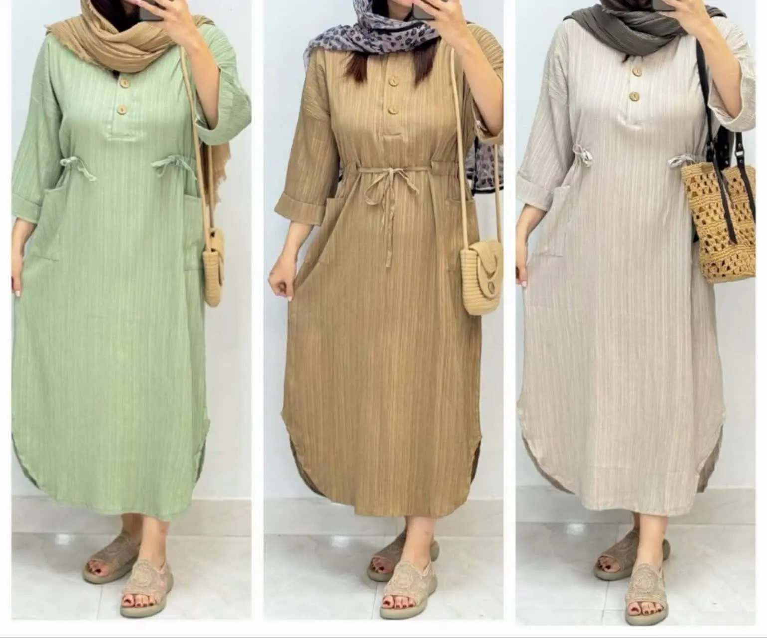 🛍نام: پیراهن ساحلی ایوا🍃
