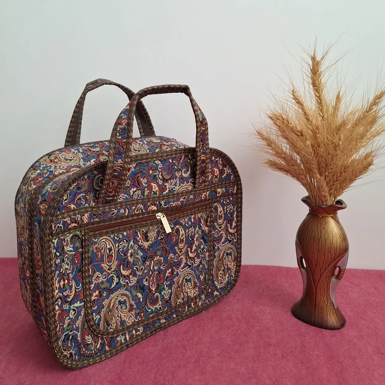 🌸#ساک_چمدانی کوچک ترمه 👌😍
