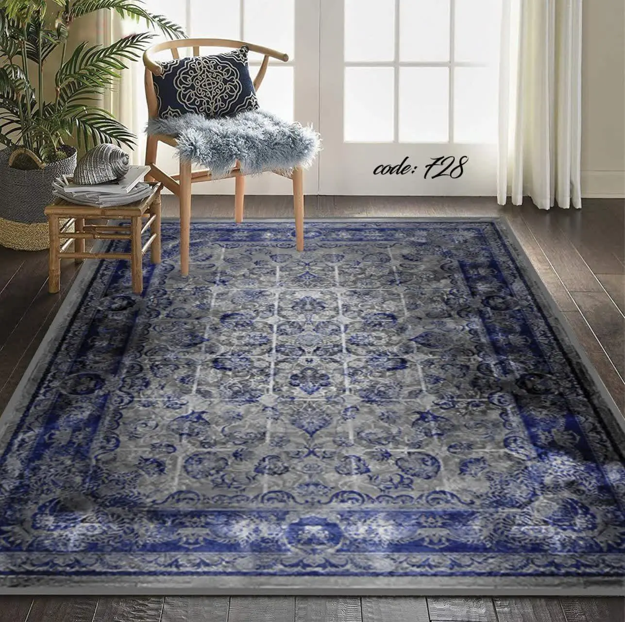 #فرشینه ترمزدار ۴ لایه ریشه دار (فرش لایت) کد ۷۲۸ A
