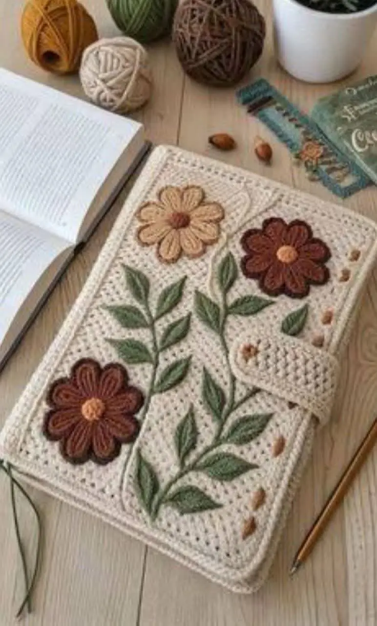 📛 اسمش دفتر با جلد بافتنی هست