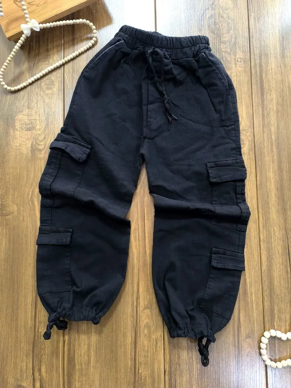 شلوار کارگو مشکی
