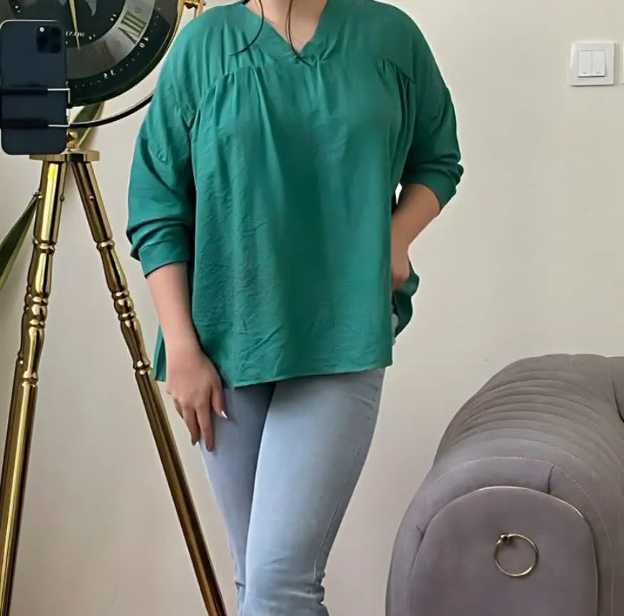 نام: شومیز عروسکی چین دار
