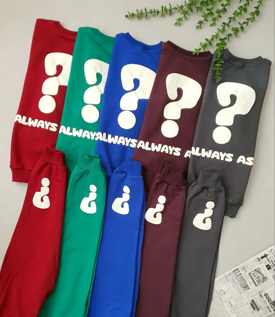 ست کوئسشن با سایزبندی