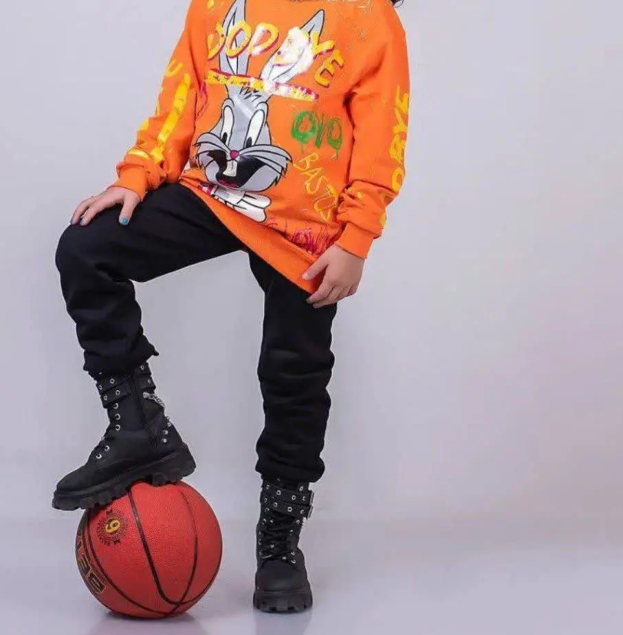 👚نام: بلوز تک مچ دار دمپا کش حروف رنگی
