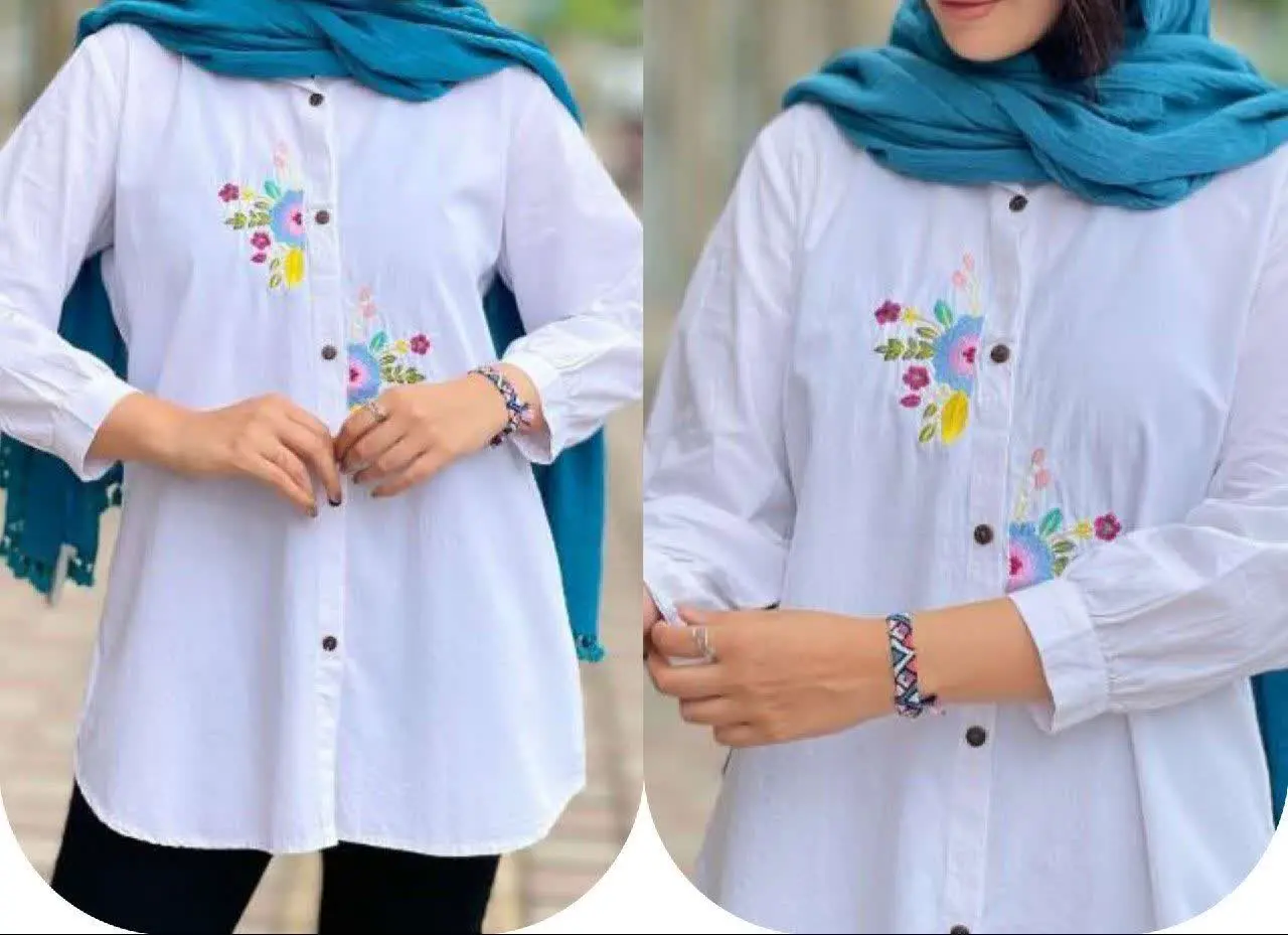 نام: شومیز مانتویی تیارا
