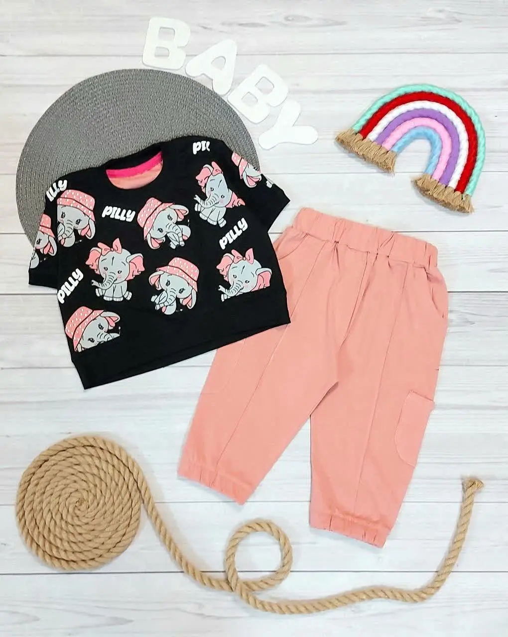 کراپ شلوارک دخترانه
