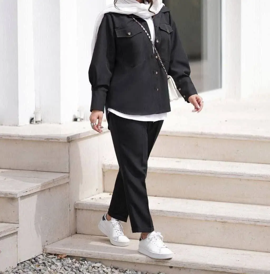 👚نام: ست مانتو و شلوار عسل
