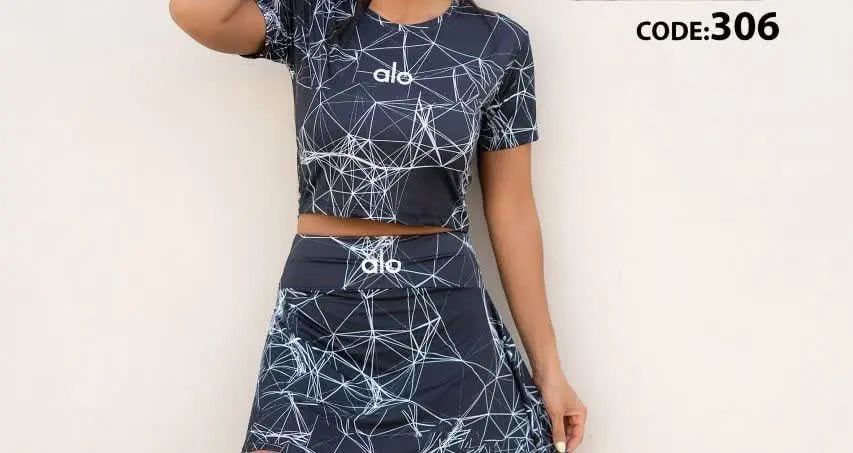 ست کراپ دامن تنیسی