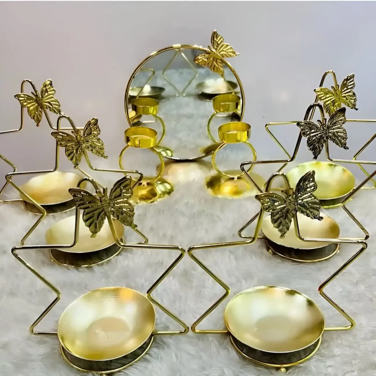 #هفت‌ سین طلایی با طراحی ستاره🍓
