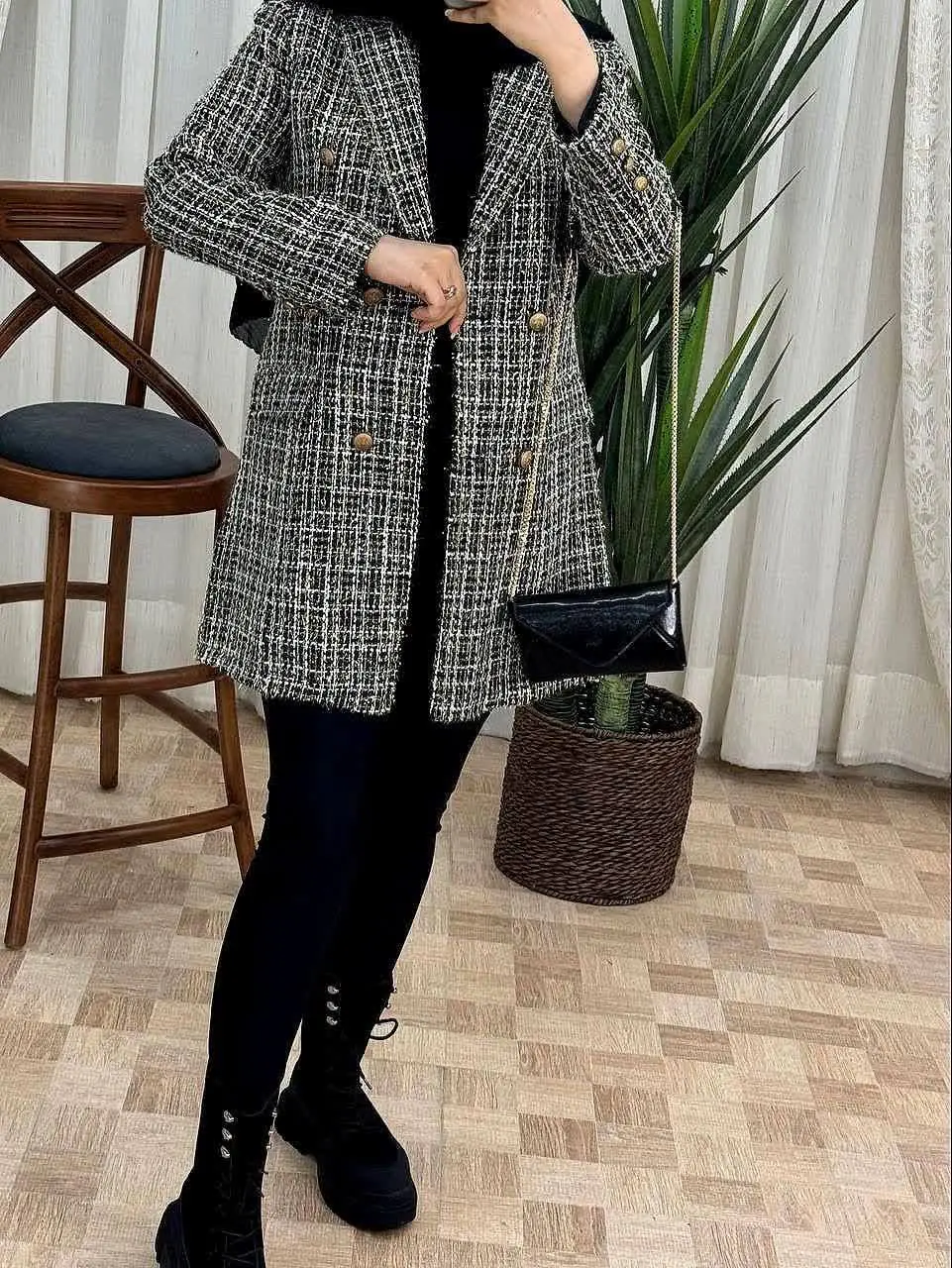 🔆نام: کت مزونی پاییزه شنل 
