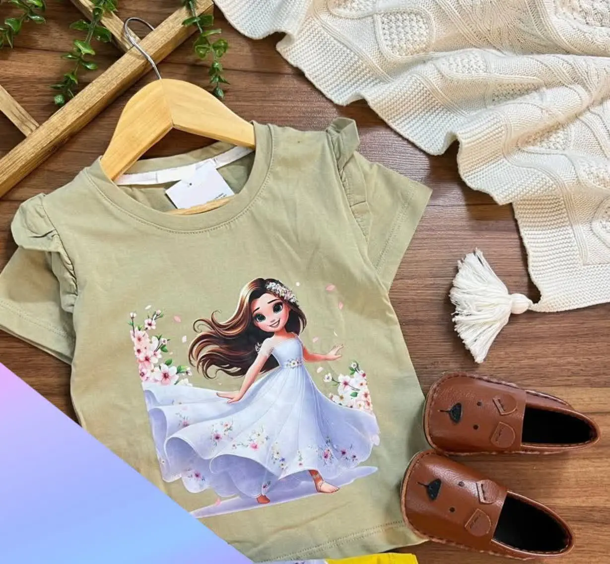 🔮تیشرت تک طرح دخترانه🔮
