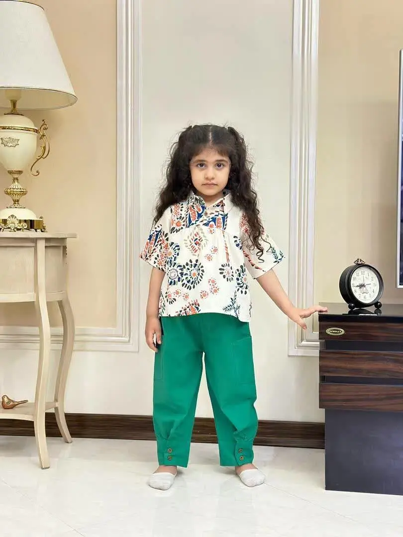 👚نام: ست مجلسی بلوز شلوار لنین
