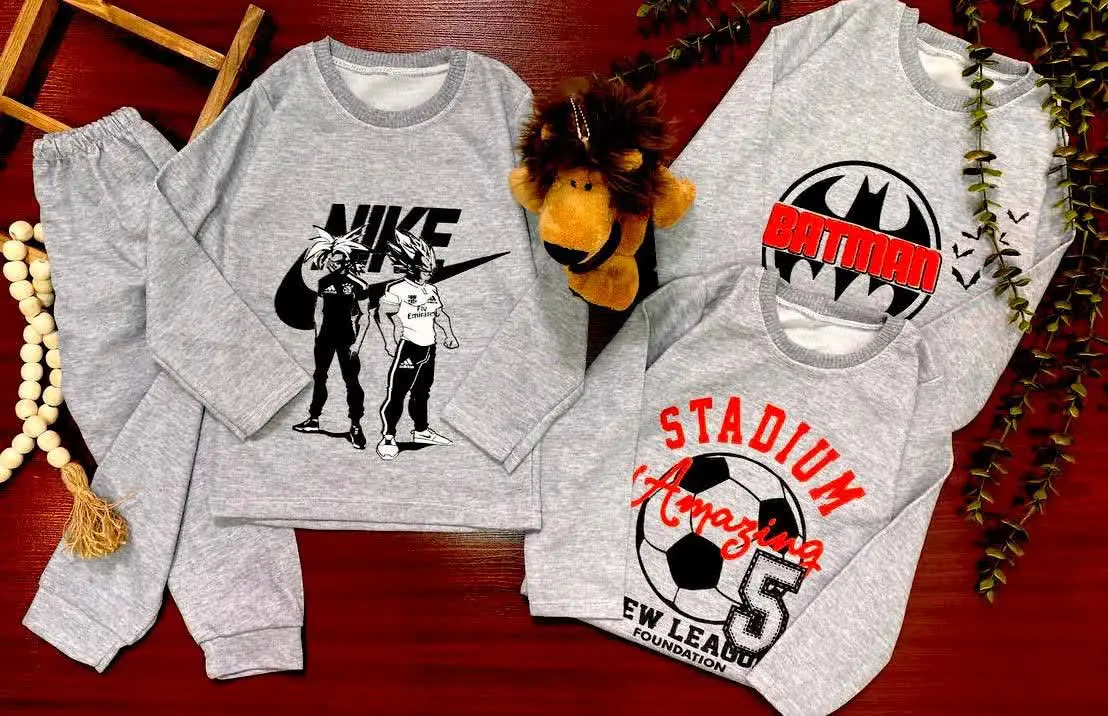 🍓بلوز شلوار ⚽️🏀🏈 پسرانه رنگی
