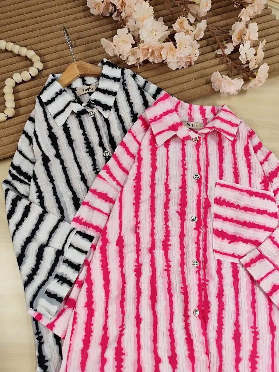 شومیز تک راه راه مارال 
