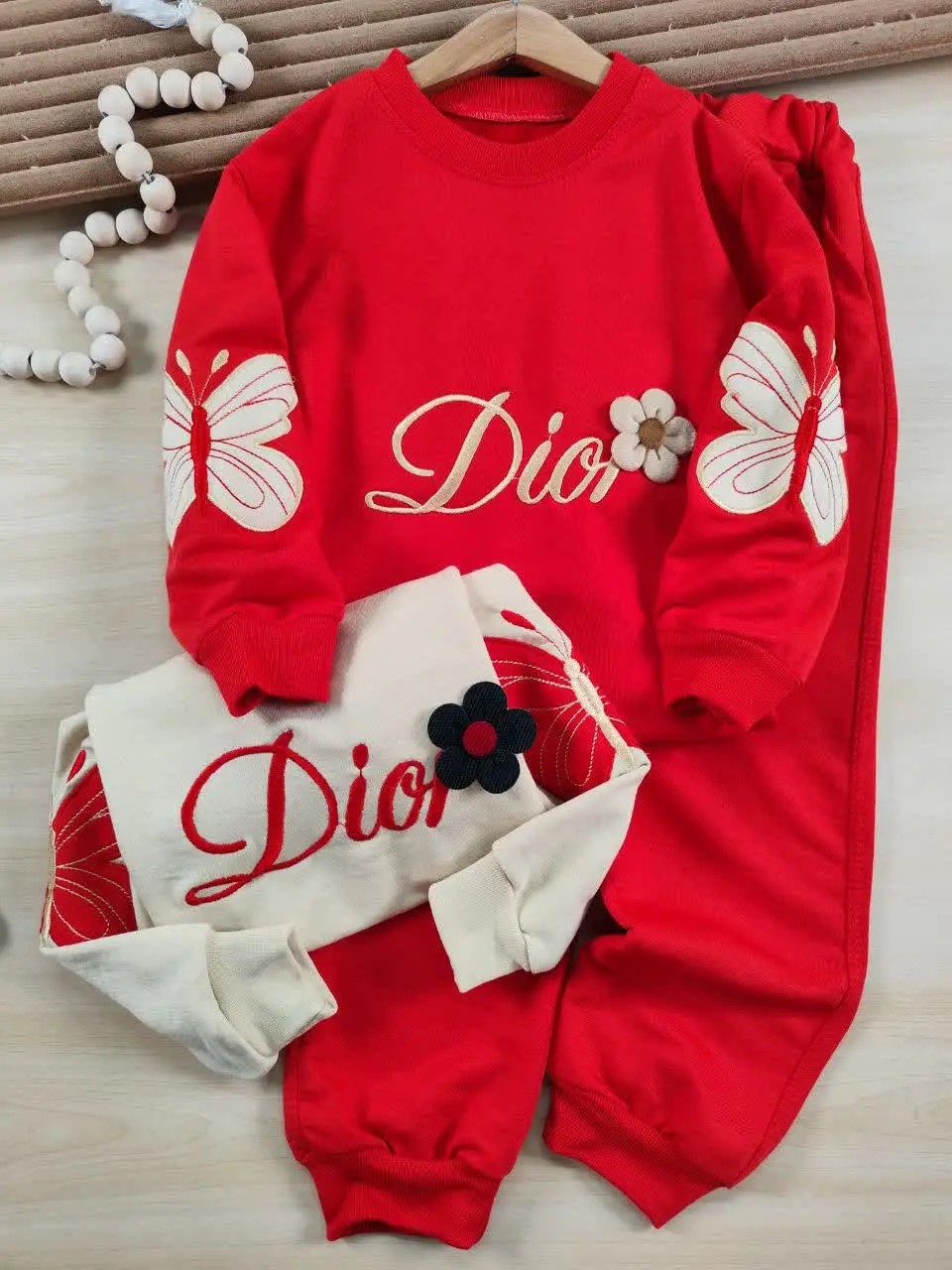 بلوز و شلوار دیور پروانه