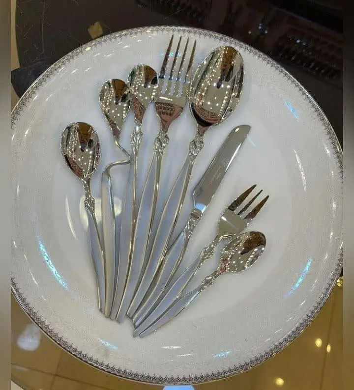 سرویس قاشق چنگال تمام استیل 🥄
