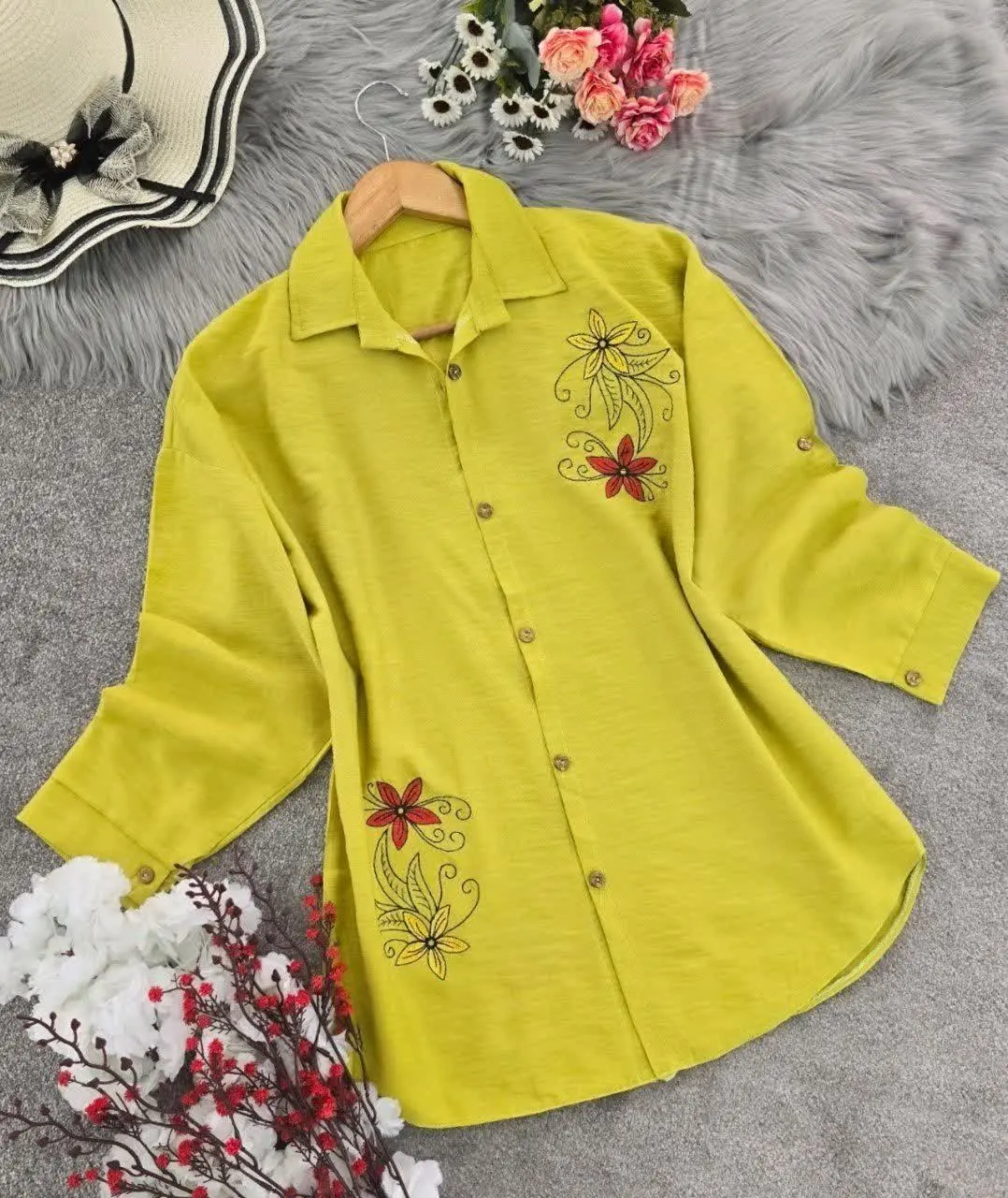 شومیز مانتویی ماندانا