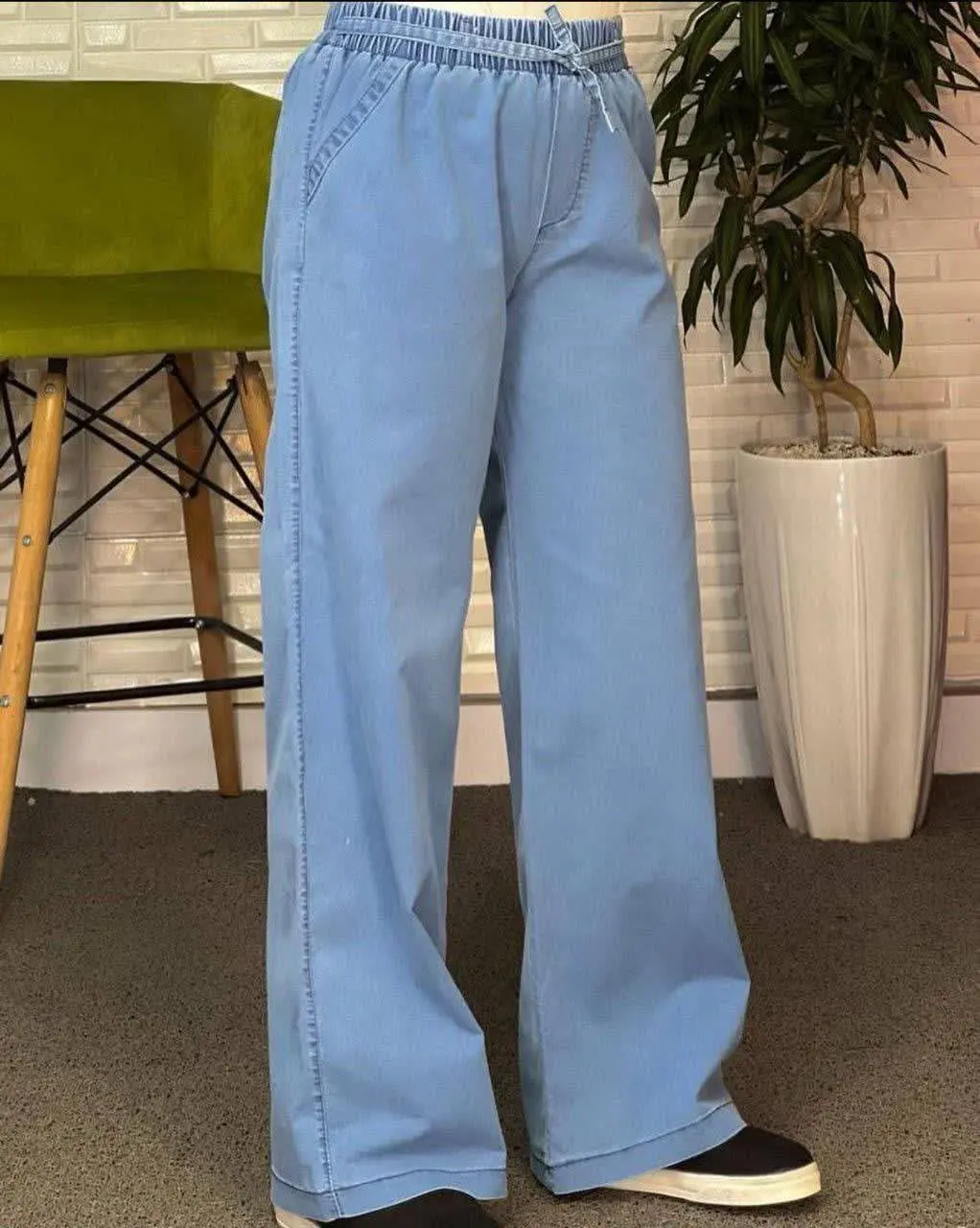 شلوار جین نیم بگ