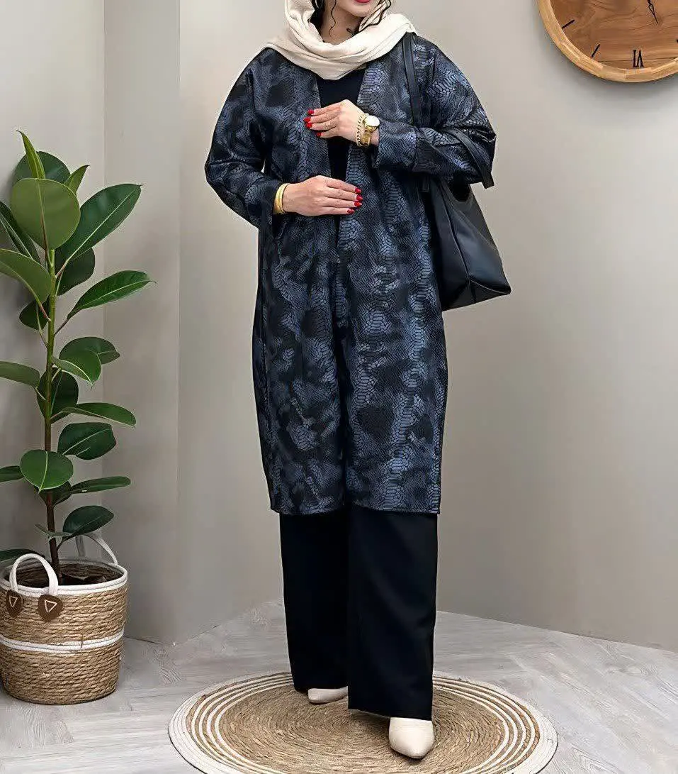 مانتو چرم ماربل