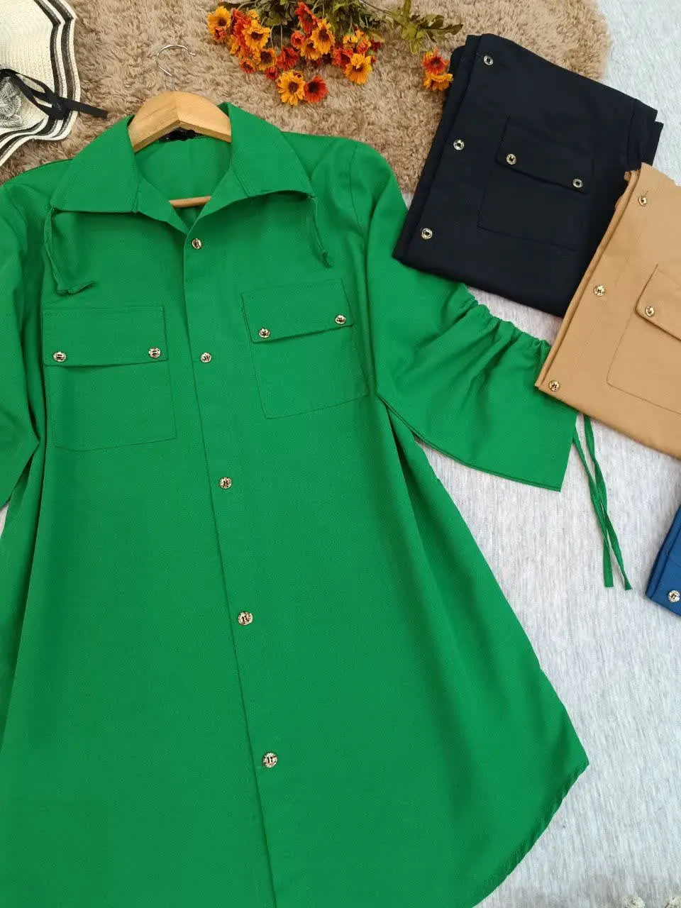 نام: مانتو آستین گت دار
