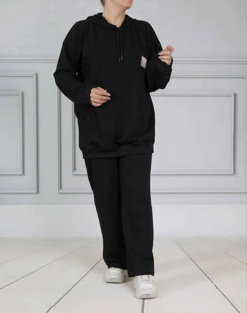 👚نام: ست هودی شلوار دورس پروانه
