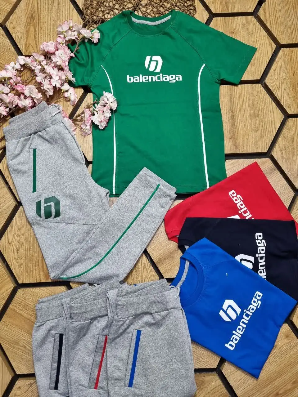 🌹تیشرت پنبه شلوار ملانژ اعل...